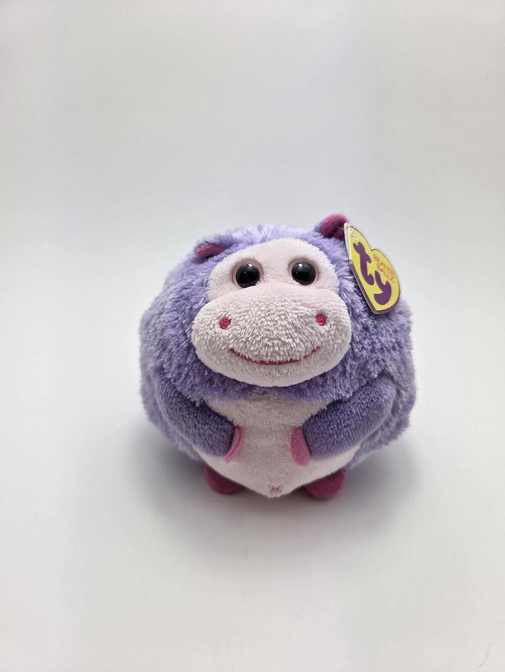 Ty Beanie Ballz “Dewdrop” the Hippopotamus Ball (5 inch)